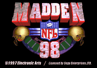 Заставка игры Madden NFL 98